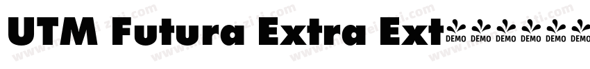 UTM Futura Extra Ext字体转换